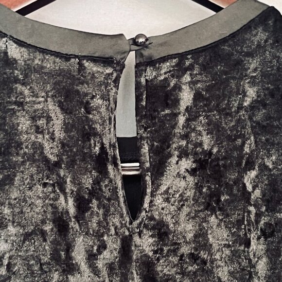 NWT Altar'd State Black Crushed Velvet Sleeveless Tunic Women's Medium - Picture 5 of 7